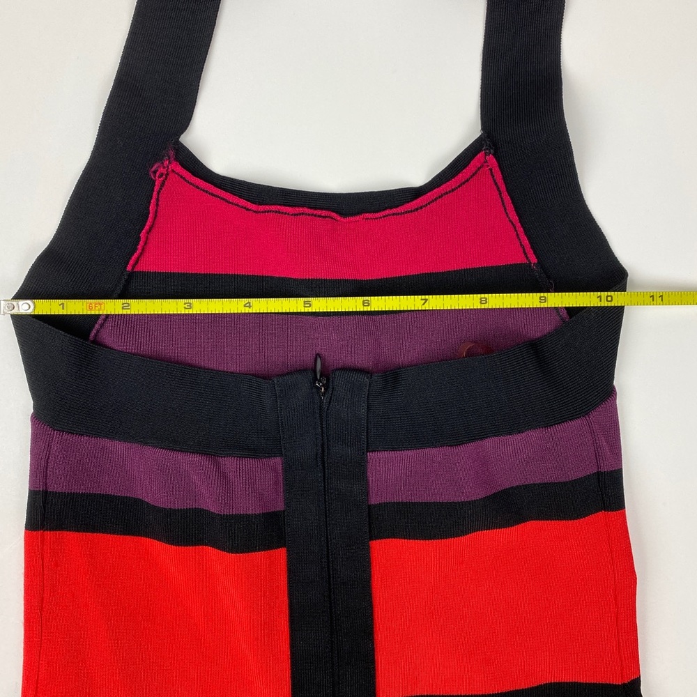Express Color Block Striped Bodycon Multicolor Dr… - image 8